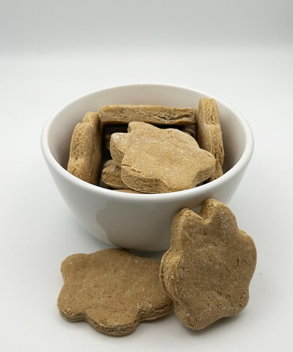 peanut butter and banana biscuit