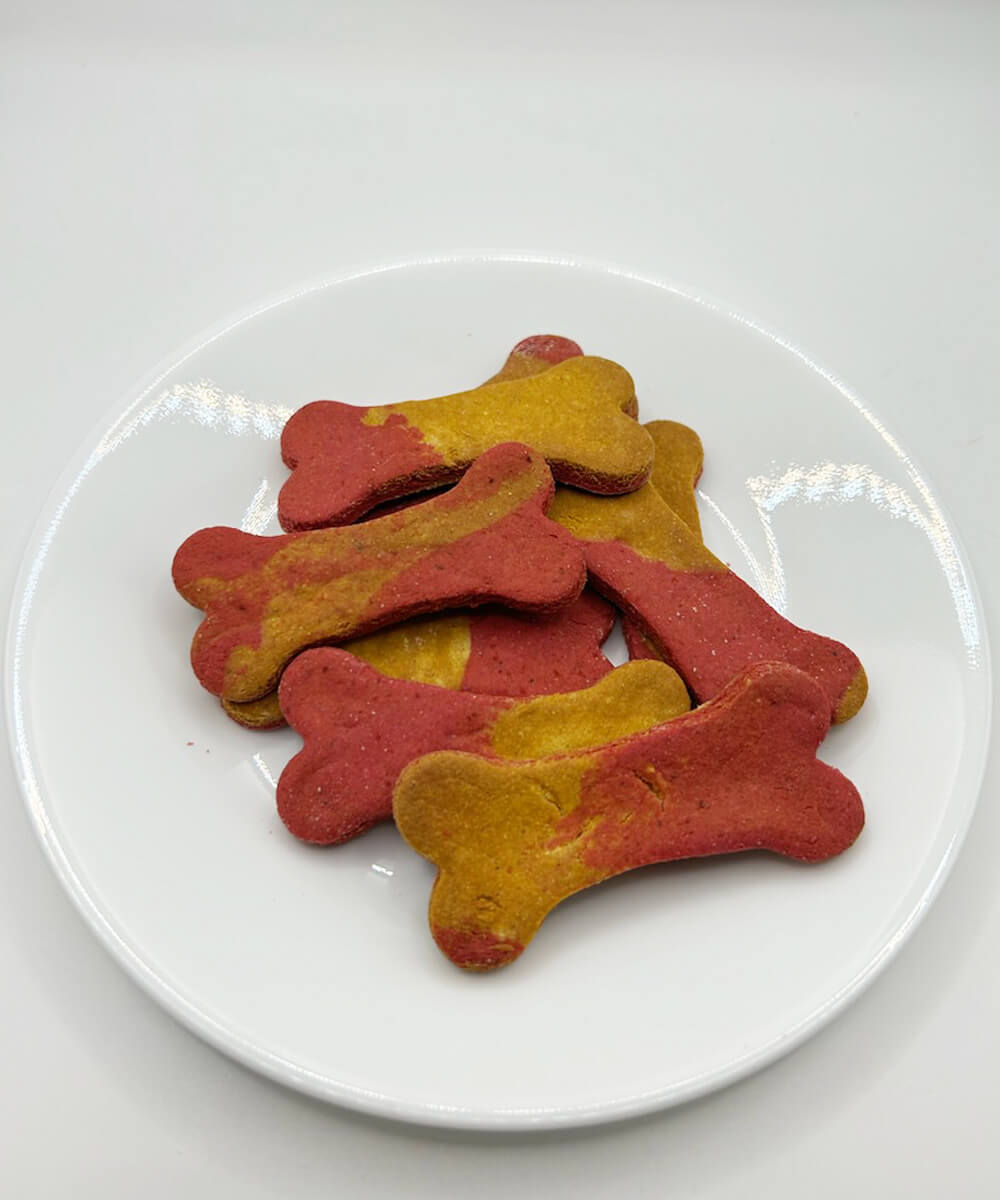 beet and sweet potato dog treats